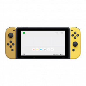 Консоль Nintendo Switch HAC-001 Pokémon: Let's Go, Pikachu! Limited Edition Модифицированная 128GB Yellow Brown + 5 Встроенных Игр Б/У - Retromagaz
