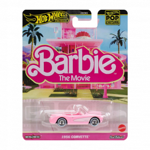 Машинка Premium Hot Wheels 1956 Corvette Barbie The Movie Pop Culture 1:64 JBL79 Pink Машинка Premium Hot Wheels 1956 Corvette Barbie The Movie Pop Culture 1:64 JBL79 Pink - Retromagaz
