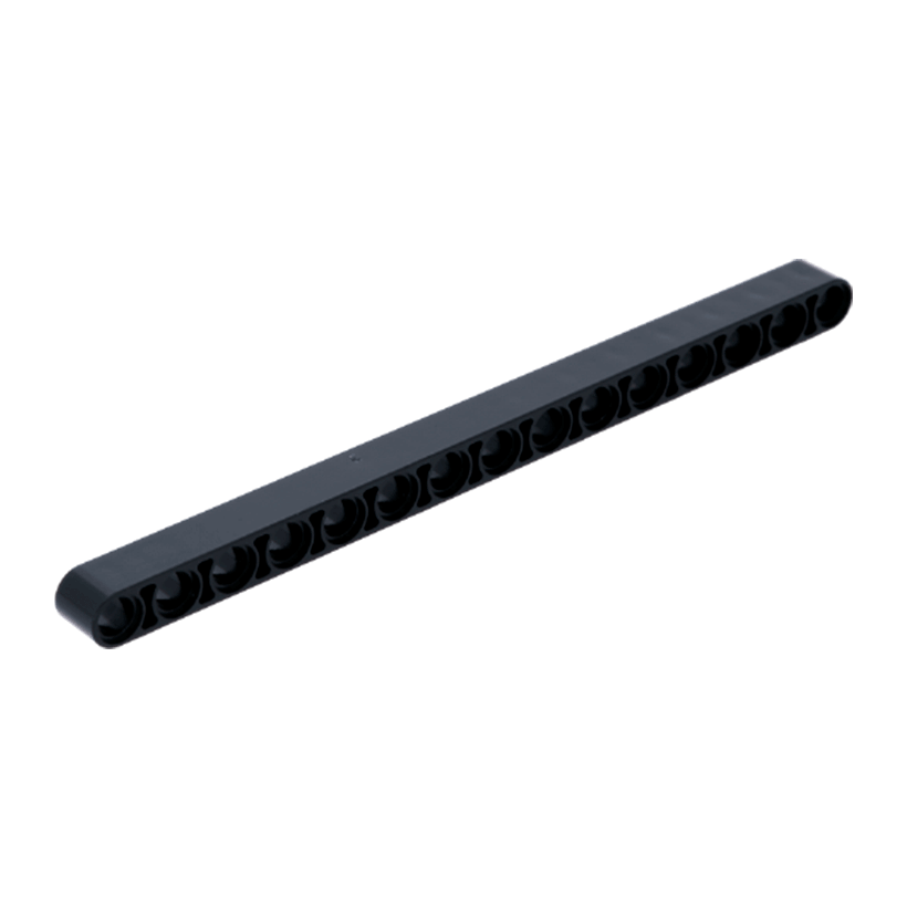 Technic 10шт Lego Балка Товста Пряма 1 x 15 32278 50688 64871 4128603 4542573 Black Б/У - Retromagaz