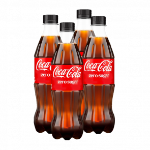 Набор Напиток 4шт Coca-Cola Zero Sugar 500ml - Retromagaz