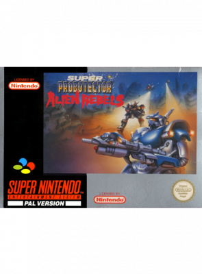 Игра Nintendo SNES Super Probotector: Alien Rebels (Contra III: The Alien Wars) Europe Английская Версия Без Мануала Б/У - Retromagaz