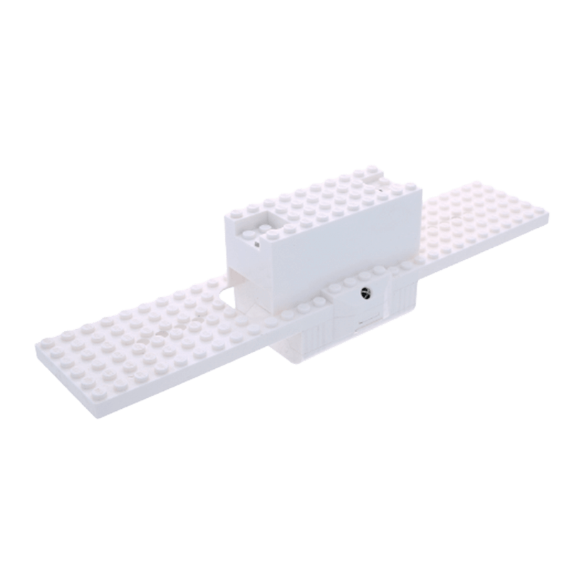 Електрика Lego Батарейний Блок 9V RC Train Base 6 x 30 55455c01 4427073 White Б/У - Retromagaz