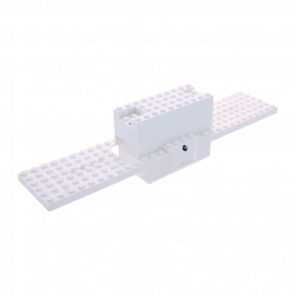 Электрика Lego Батарейный Блок 6 x 30 9V RC Train Base 55455c01 4427073 White 1шт Б/У Хороший - Retromagaz
