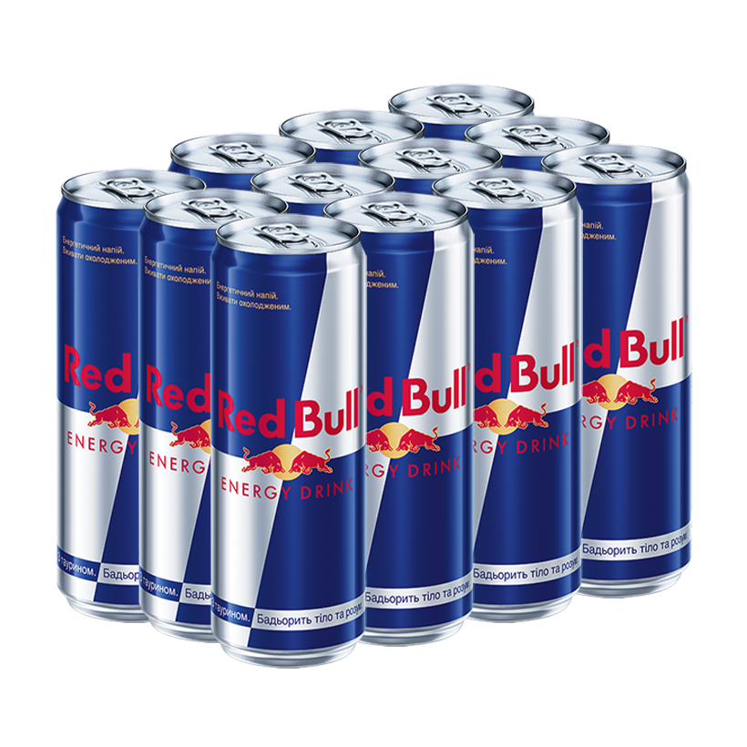 Набір Напій Енергетичний 12шт Red Bull 355ml - Retromagaz