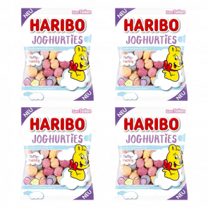 Набор Конфеты Жевательные 4шт Haribo Joghurties 160g - Retromagaz