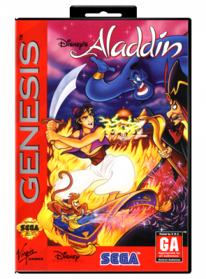 Игра Sega Mega Drive Disney's Aladdin USA Английская Версия Без Мануала Б/У - Retromagaz