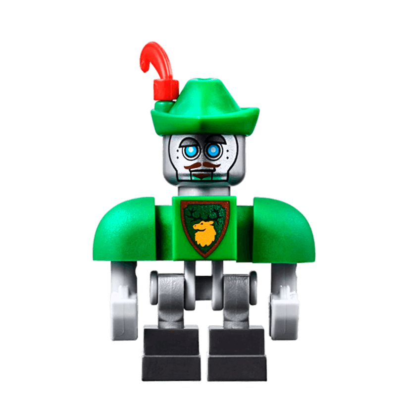 Фігурка Lego Denizens of Knighton Robot Hoodlum Nexo Knights nex107 70358 Б/У - Retromagaz