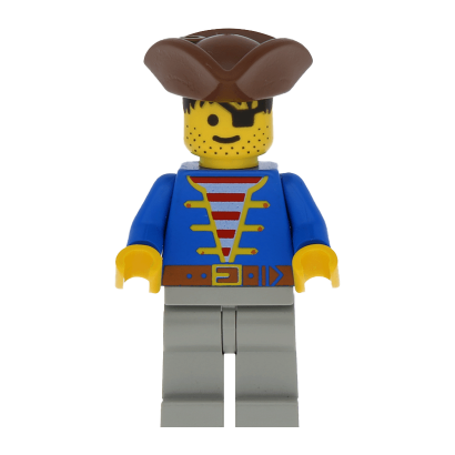 Фигурка Lego Pirates 973p34 Pirate Blue Jacket Adventure pi008 Б/У - Retromagaz