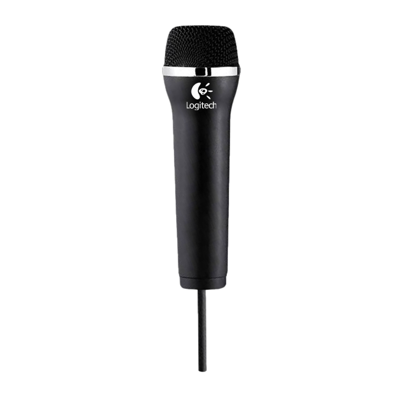 Мікрофон Дротовий Logitech Xbox 360 E-UR20 PlayStation 3 2 Wii PC USB Rock Band Guitar Hero Black 3m Б/У - Retromagaz