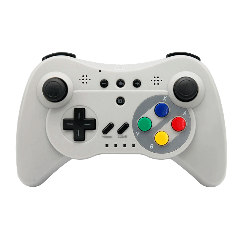 Геймпад Бездротовий RMC Wii U Pro Controller SNES Style Grey Новий - Retromagaz