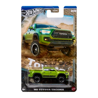 Тематична Машинка Hot Wheels 20 Toyota Tacoma Toyota 1:64 JCB72 Green - Retromagaz
