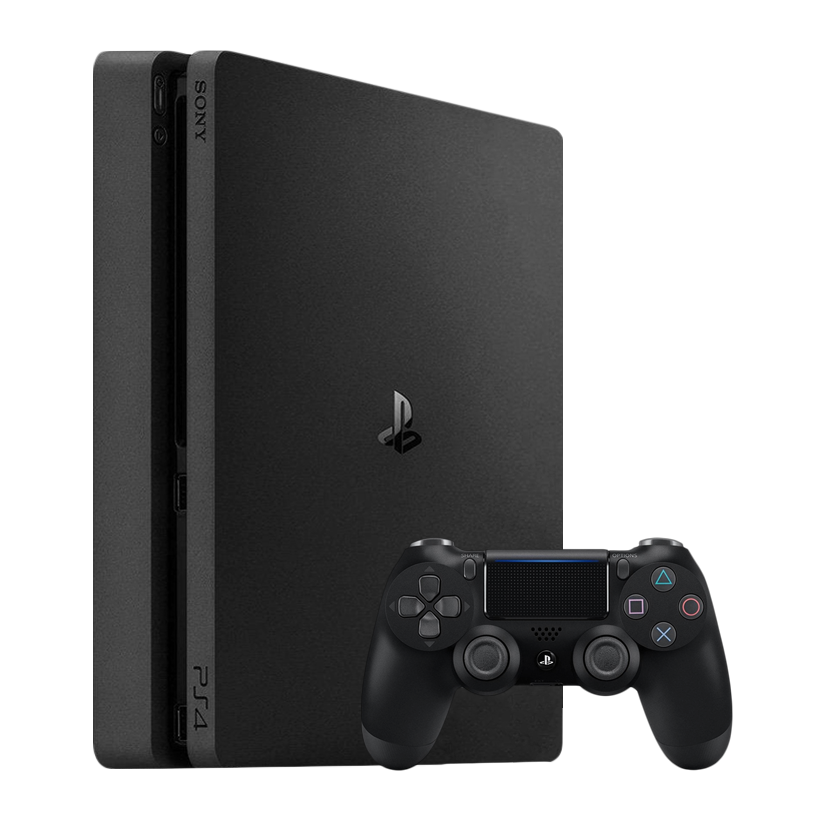 Набор Консоль Sony PlayStation 4 Slim 2TB Black Б/У  + Геймпад Беспроводной DualShock 4 Version 2 - Retromagaz