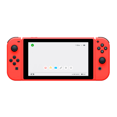 Консоль Nintendo Switch HAC-001(-01) V2 Mario Red & Blue Limited Edition Модифікована 128GB Red Б/У - Retromagaz