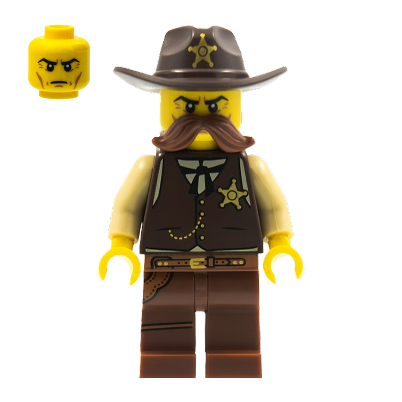 Фігурка Lego Series 13 Sheriff Collectible Minifigures col13-2 col196 Б/У - Retromagaz