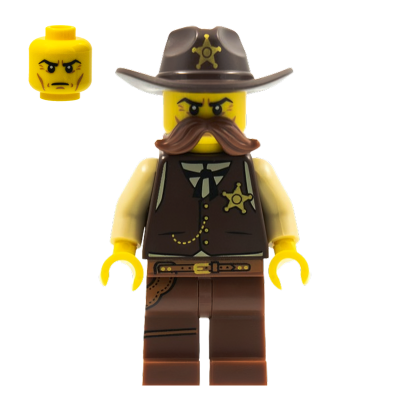 Фигурка Lego Series 13 Sheriff Collectible Minifigures col196 Б/У - Retromagaz