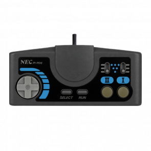 Геймпад Дротовий NEC PC Engine PI-PD6 Turbo Pad Blue Grey 1.2m Б/У - Retromagaz