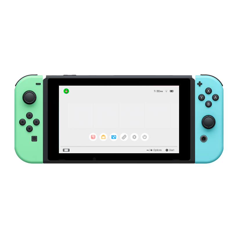 Консоль Nintendo Switch HAC-001(-01) V2 Animal Crossing Limited Edition 32GB Green Blue Б/У - Retromagaz