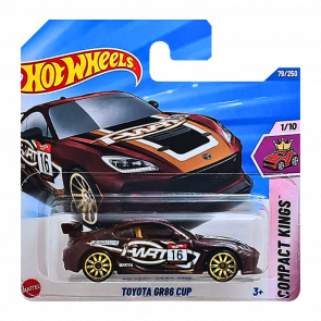 Машинка Базовая Hot Wheels Toyota GR86 Cup Compact Kings 1:64 HYX74 Brown Машинка Базовая Hot Wheels Toyota GR86 Cup Compact Kings 1:64 HYX74 Brown - Retromagaz