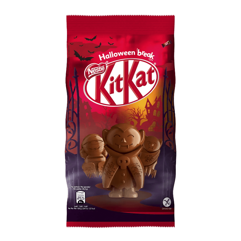Батончик Nestle Kit Kat Міні Набір Haloween 123g - Retromagaz