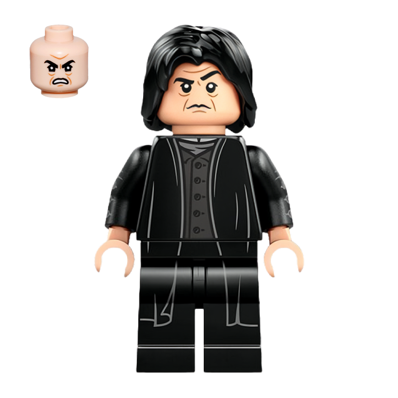 Фігурка Lego Harry Potter Professor Severus Snape Dark Silver Vest Films hp493 Б/У - Retromagaz