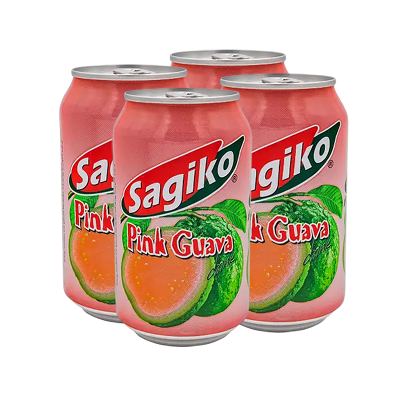 Набір Напій 4шт Sagiko Pink Guava 320ml - Retromagaz