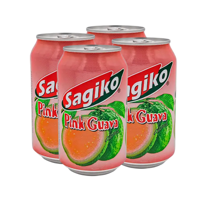 Набір Напій 4шт Sagiko Pink Guava 320ml - Retromagaz