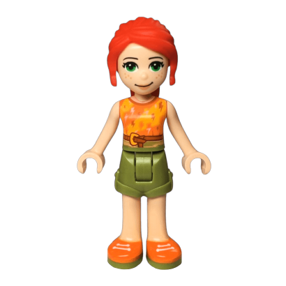 Фигурка Lego Mia Olive Green Shorts Friends Girl frnd352 1 Б/У - Retromagaz