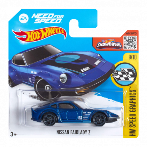 Машинка Базовая Hot Wheels Nissan Fairlady Z Need for Speed Speed Graphics 1:64 DHP27 Dark Blue