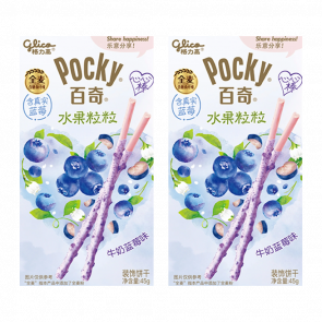 Набір Палочки 2шт Glico Pocky Blueberry Yogurt 45g