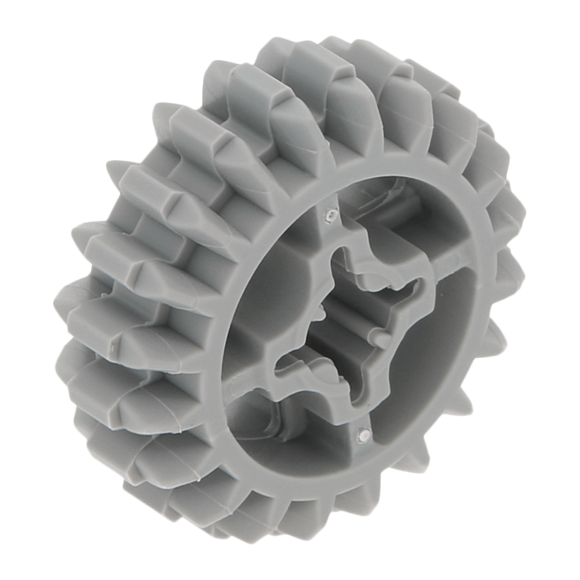 Technic 2шт Lego Шестірня 20 Tooth Double Bevel 32269 18575 4141455 4211635 32269194 Light Bluish Grey Б/У - Retromagaz
