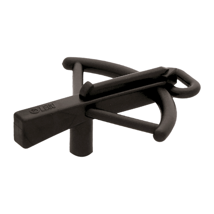 Зброя 2шт Lego Метальна Crossbow 2570 4505005 4617248 6268844 Pearl Dark Grey Новий - Retromagaz