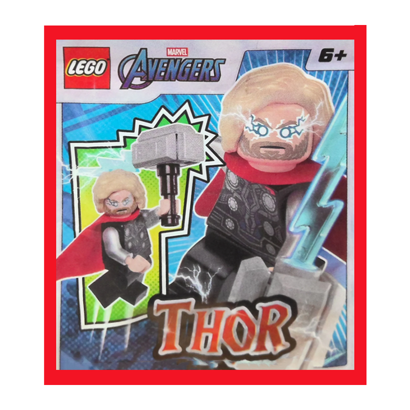 Конструктор Lego Фігурка Avengers Thor Paper Bag Super Heroes 242504 Новий - Retromagaz