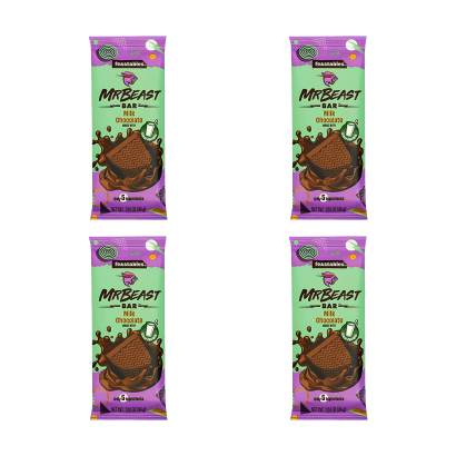 Набір Шоколад Молочний MrBeast Молочний Feastables 60g 3шт - Retromagaz