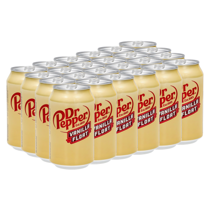 Набор Напиток 24шт Dr Pepper Vanilla Float Zero Sugar 330ml - Retromagaz