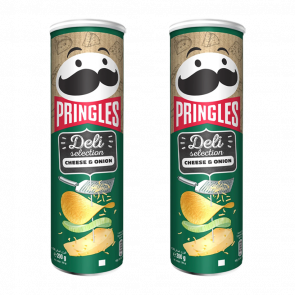 Чипсы 2шт Pringles Deli Selection Cheese & Onion 200g