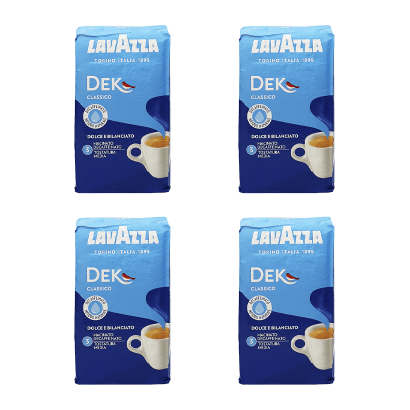 Набор Кофе Молотый 4шт Lavazza Dek 250g - Retromagaz
