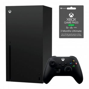 Набор Консоль Microsoft Xbox Series X 1TB Black Новый + Подписка Xbox Series Game Pass Ultimate 3 Месяцев Набор Консоль Microsoft Xbox Series X 1TB Black Новый + Подписка Xbox Series Game Pass Ultimate 3 Месяцев - Retromagaz
