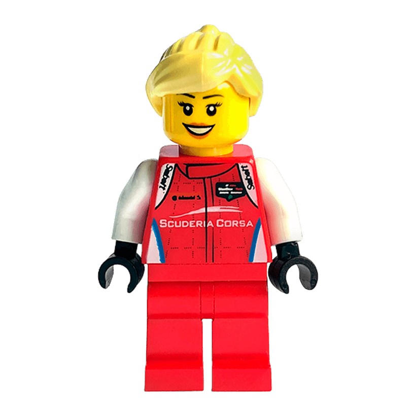 Фигурка Lego Speed Champions Ferrari 488 GT3 Scuderia Corsa Driver Другое sc056 1 Б/У - Retromagaz