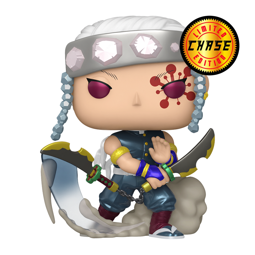 Фигурка FUNKO POP! Клинок Рассекающий Демонов Demon Slayer Tengen Uzui with Nichirin Cleavers Chase 99mm 1533 75574 - Retromagaz