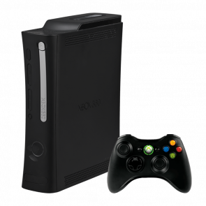 Набір Консоль Microsoft Xbox 360 Jasper Elite Freeboot 120GB Matte Black + 5 Вбудованих Ігор Б/У  + Геймпад Бездротовий - Retromagaz