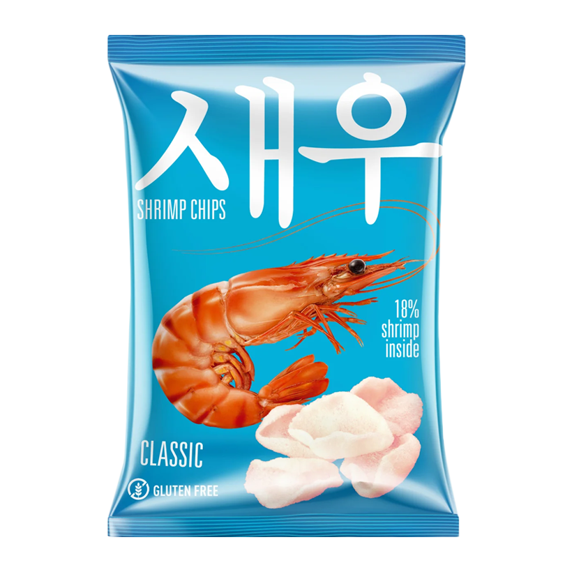 Чипсы Objerky Креветочные Классические 50g - Retromagaz