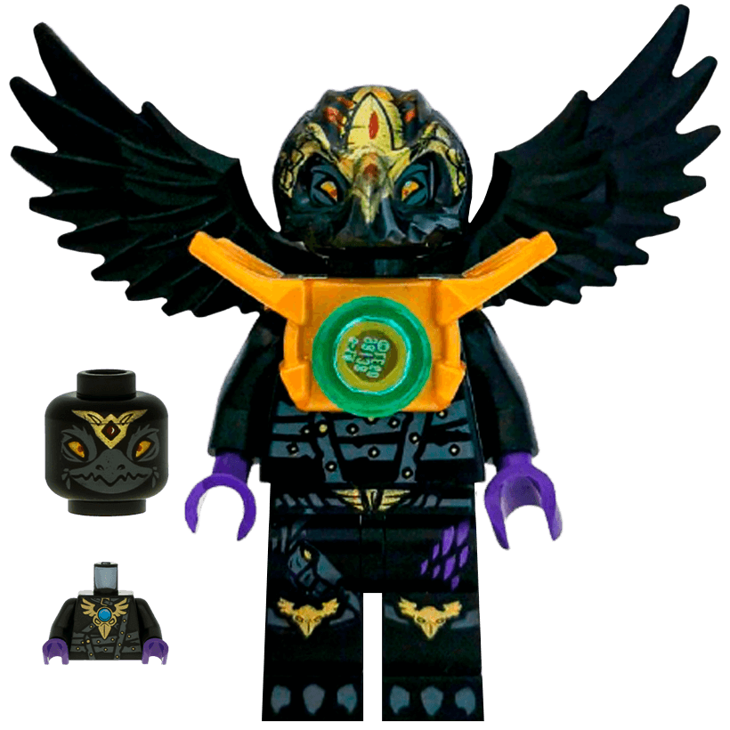 Фігурка Lego Legends of Chima Raven Tribe Rawzom loc019 1 1шт Б/У ...