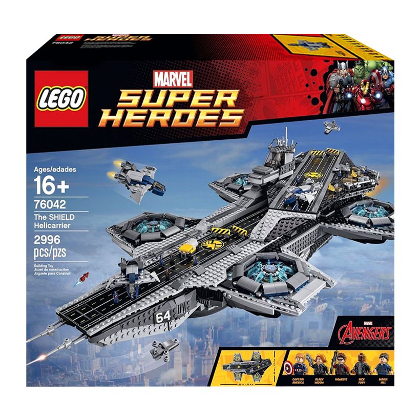 Конструктор Lego Marvel Avengers The SHIELD Helicarrier Super Heroes 76042 Новий - Retromagaz
