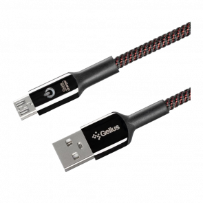 Кабель Gelius Pro Smart GP-U08m USB 2.0 - Micro-USB Black 1m Новий - Retromagaz
