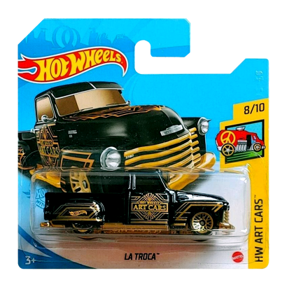 Машинка Базовая Hot Wheels La Troca Art Cars 1:64 GRY35 Black - Retromagaz