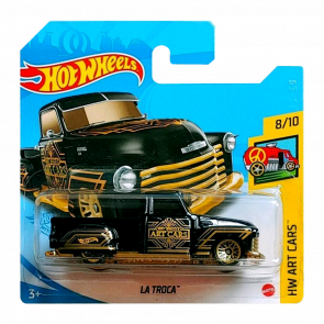 Машинка Базовая Hot Wheels La Troca Art Cars 1:64 GRY35 Black