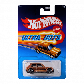 Тематична Машинка Hot Wheels '81 Toyota Starlet KP61 Ultra Hots 1:64 JBY66 Orange - Retromagaz