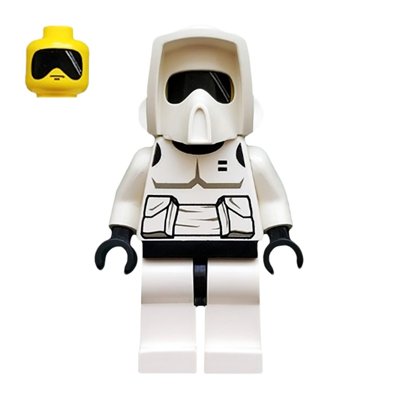 Фігурка Lego Імперія Scout Trooper Yellow Head Star Wars sw0005 Б/У - Retromagaz