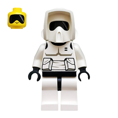 Фигурка Lego Империя Scout Trooper Yellow Head Star Wars sw0005 Б/У - Retromagaz