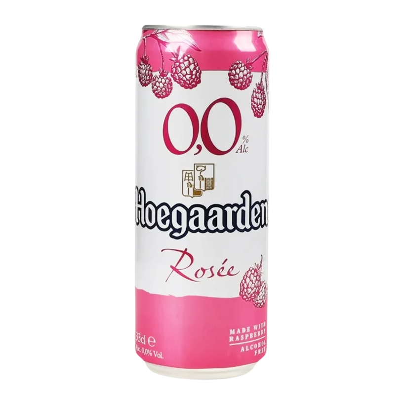 Пиво Безалкогольне Hoegaarden Rosee Світле Нефільтроване 330ml - Retromagaz